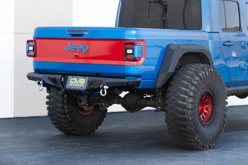 DV8 Offroad 20-23 Jeep Gladiator JT Spec Series Rear Bumper RBGL-09 RBGL-09 Photo - Unmounted
