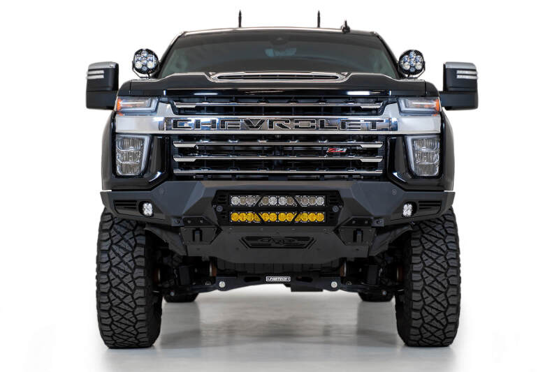 Addictive Desert Designs ADD 20-21 Chevy 2500/3500 Bomber Front Bumper F270012140103 F270012140103 Photo - Mounted