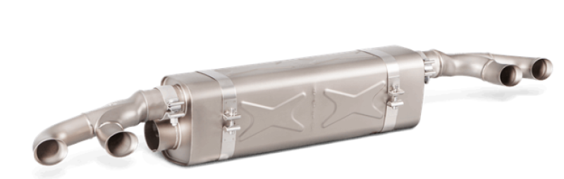Akrapovic 16-17 Porsche 911 Turbo/Turbo S (991.2) Slip-On Line (Titanium) (Req. Tips/Diffuser) S-PO/TI/6H S-PO/TI/6H Photo - Primary
