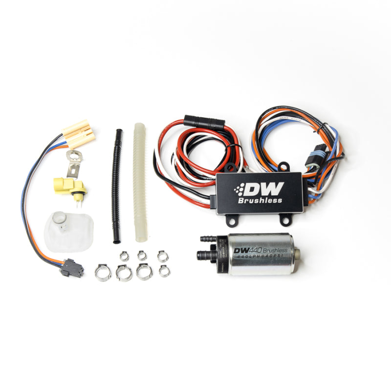 DeatschWerks 440lph in-tank brushless fuel pump w/ 9-0906 install kit + C103 Controller 9-442-C103-0906 Photo - Primary
