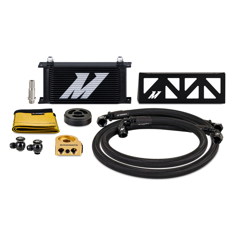 Mishimoto 22+ Subaru BRZ/Toyota GR86 Oil Cooler Kit Thermostatic - Black MMOC-BRZ-22TBK MMOC-BRZ-22TBK Photo - Primary