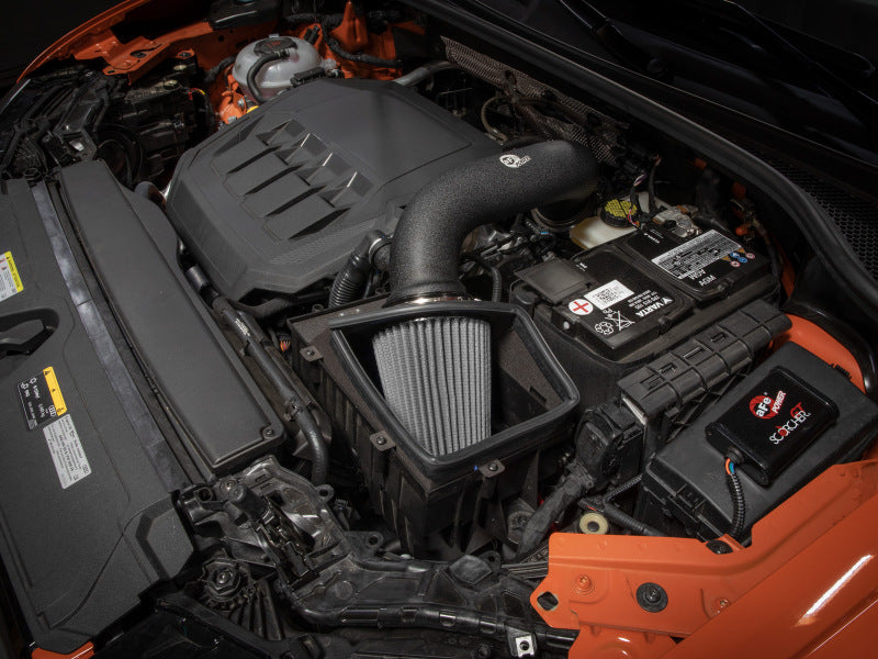 aFe Rapid Induction Pro DRY S Cold Air Intake System - 19-22 Audi Q3 L4-2.0L (t) 45TFSI 52-10014D 52-10014D Photo - Mounted