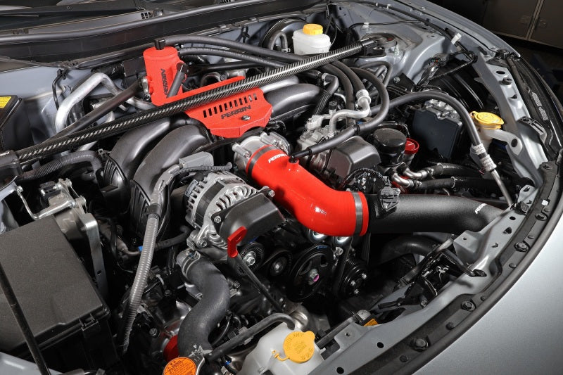 Perrin Performance Perrin 22-23 Subaru BRZ/Toyota GR86 Silicone Inlet Hose (3in. ID / SS Wire) - Red PSP-INT-432RD PSP-INT-432RD User 1