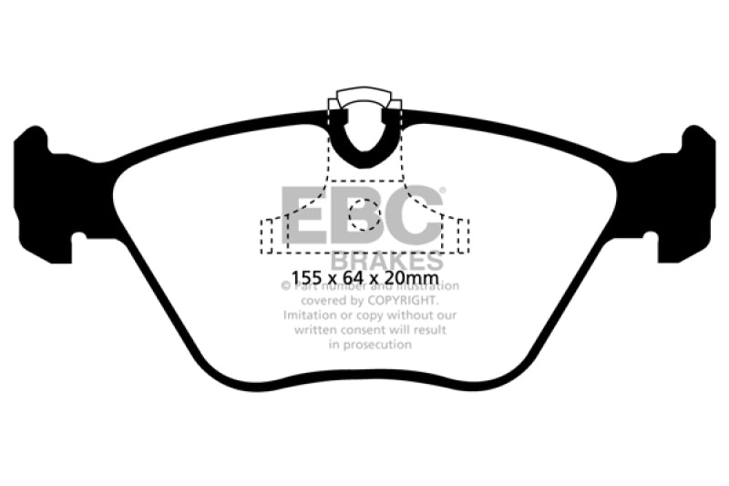EBC Disc Brake Pad Set DP41552R Photo - Primary