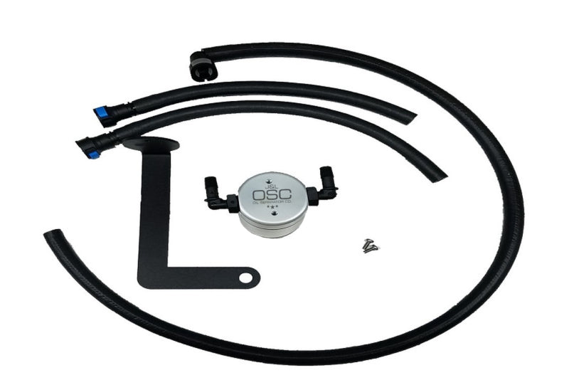 J&L 10-15 Chevrolet Camaro LS3 6.2L Passenger Side Oil Separator 3.0 - Clear Anodized 3080P-C 3080P-C Photo - Primary