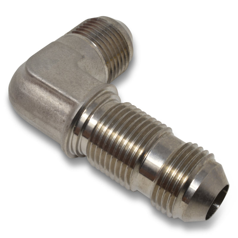 Russell -8 AN 90° Flare Bulkhead Adapter (Endura Finish) 661261 Photo - out of package