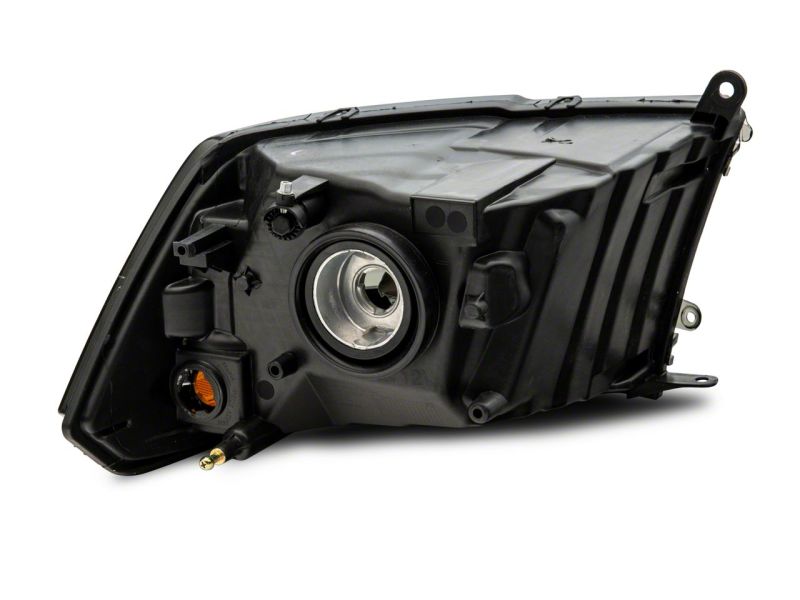Raxiom 09-18 Dodge RAM 1500 Axial OEM Rep Headlights w/ Single Bulb- Chrome Housing (Smoked Lens) R118019 R118019 Photo - Close Up