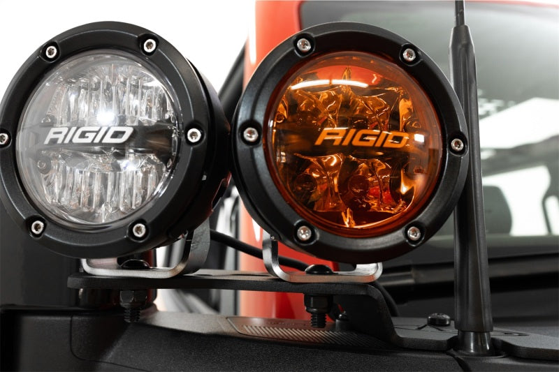 Addictive Desert Designs ADD 21-23 Ford Bronco/Raptor Dual Ditch Light Brackets AC2301801NA AC2301801NA Photo - Mounted