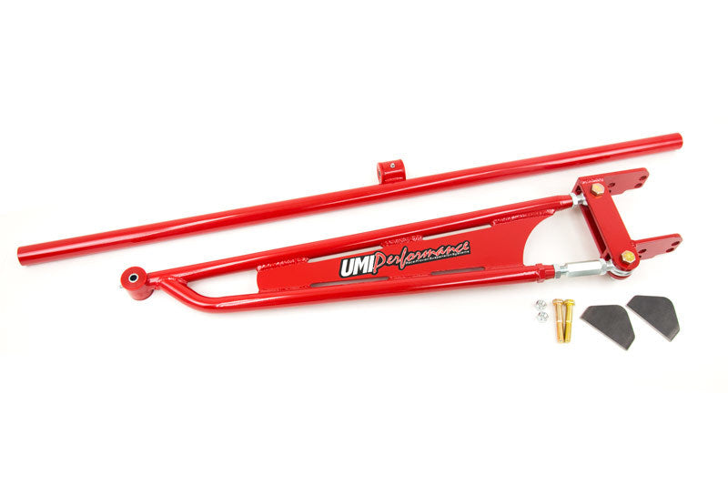 UMI Performance 82-02 GM F-Body Weld In Mild Steel Torque Arm Straight Crossmember - Red 2236-R 2236-R Photo - Primary