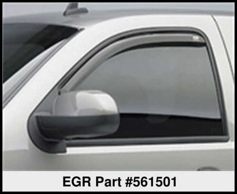 EGR 07+ Chev Silverado/GMC Sierra In-Channel Window Visors - Set of 2 (561501) 561501 561501 Thumbnail