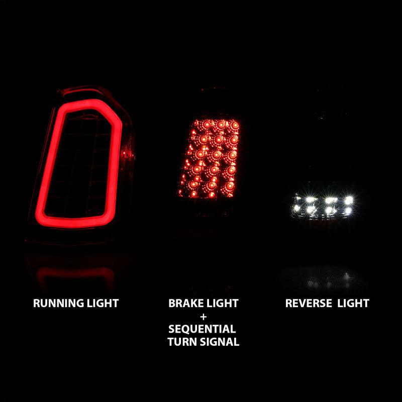 Anzo 11-14 Chrysler 300 Led Taillights Chrome w/ Sequential 321344 Photo - Unmounted