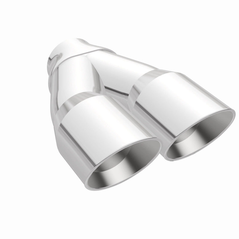 Magnaflow Double Wall 3in Dual Round Polished Tip 2.25in Inlet 35226 35226 360 Degree Image Set