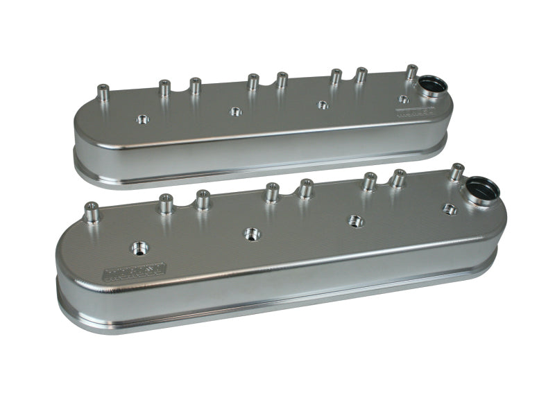 Moroso GM LS Valve Cover (w/AEM/Holley/Other Smart Coils) - Tall - Billet Aluminum - Pair 68476 68476 Photo - Primary
