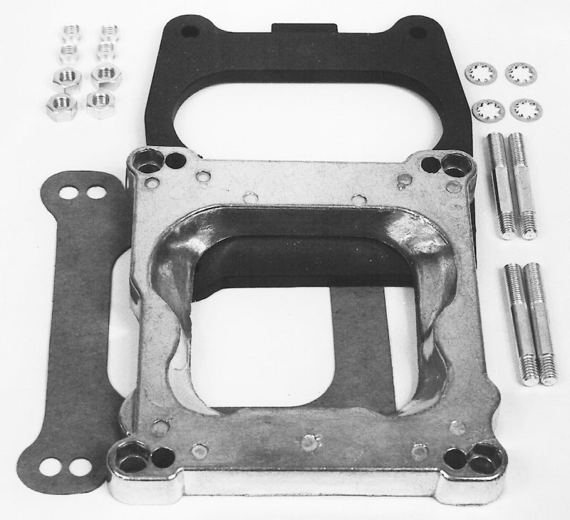 Edelbrock Carb Adapter Mount 4-bbl Carter Thermo-Quad Adapter to Square-Bore 2691 Photo - Primary