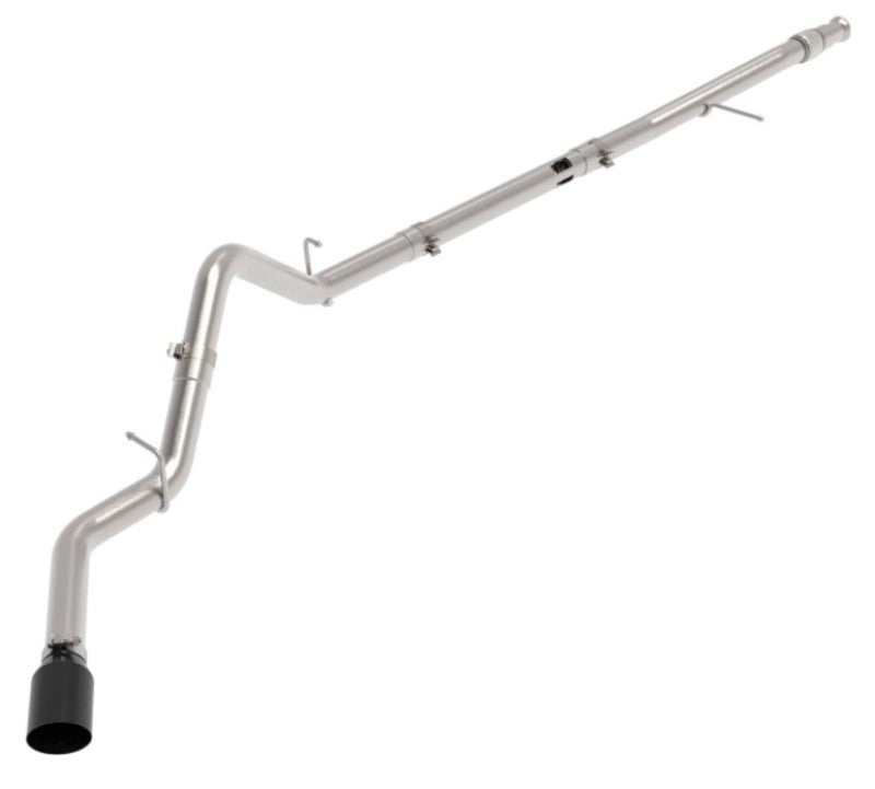 aFe Large Bore-HD 3in 409SS DPF-Back 20-21 GM Trucks L6-3.0L (td) LM2 - Black Tip 49-44128-B 49-44128-B User 1