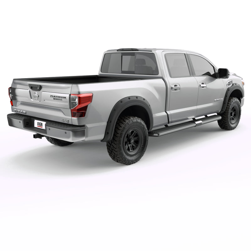EGR 2017 Nissan Titan Bolt-On Look Fender Flares - Set - Black Matte (796005) 796005 796005 Photo - Mounted
