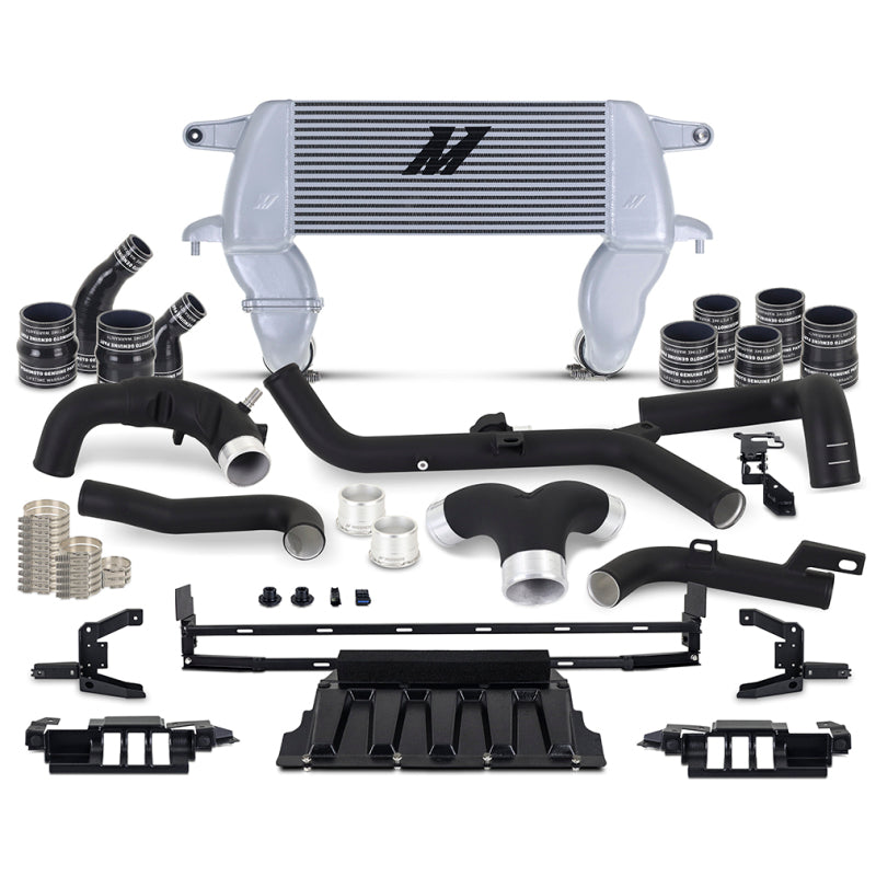 Mishimoto 21+ Ford Bronco 2.7L High Mount INT Kit BK Pipes SL Core MMINT-BR27-21HKBKSL MMINT-BR27-21HKBKSL Photo - Primary