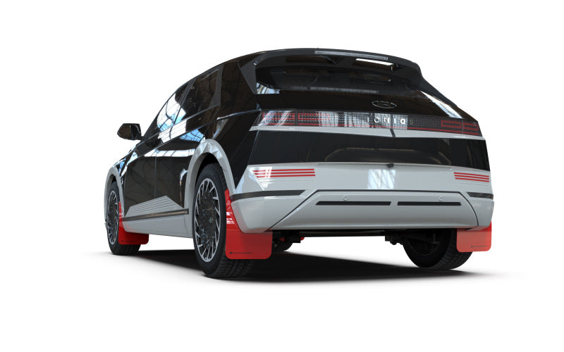 Rally Armor 2022 Hyundai Ioniq 5 Red Mud Flap w/ Black Logo MF87-UR-RD-BLK MF87-UR-RD-BLK User 1