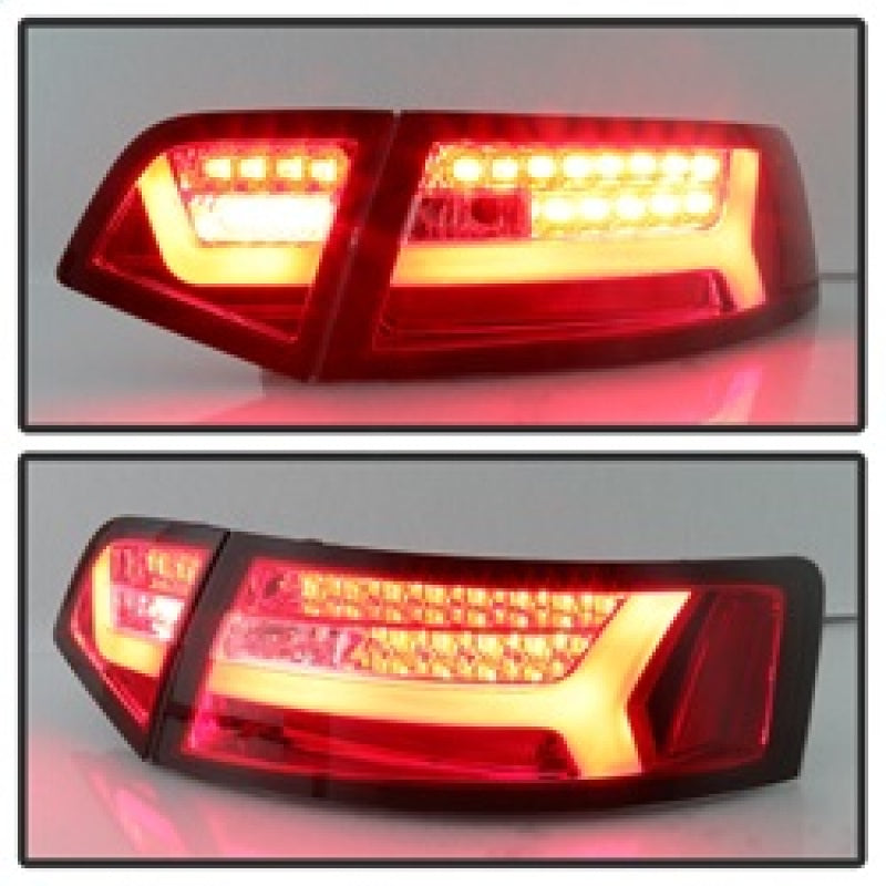 Spyder 09-12 Audi A6 LED Tail Lights - Red Clear (ALT-YD-AA609-LED-RC) 5085191 5085191 Photo - Unmounted