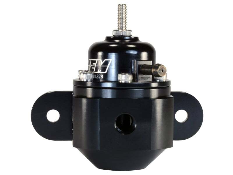 AEM Electronics Universal Fuel Pressure Regulator Black 25-302BK Photo - out of package