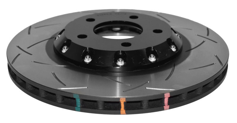 DBA 06-14 Mazdaspeed 3 Front Slotted 5000 Series 2 Piece Rotor Assembled w/ Black Hat 52962BLKS 52962BLKS Photo - out of package