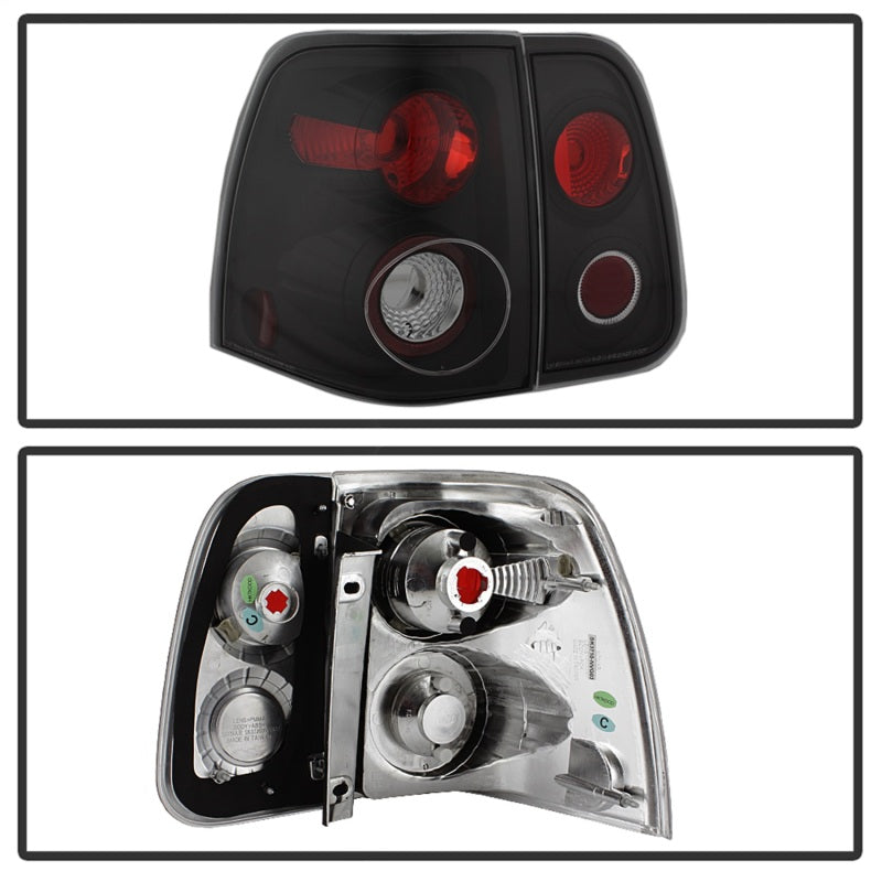 Spyder Lincoln Navigator 03-06 Euro Style Tail Lights Black ALT-YD-LN03-BK 5005946 5005946 Photo - Unmounted