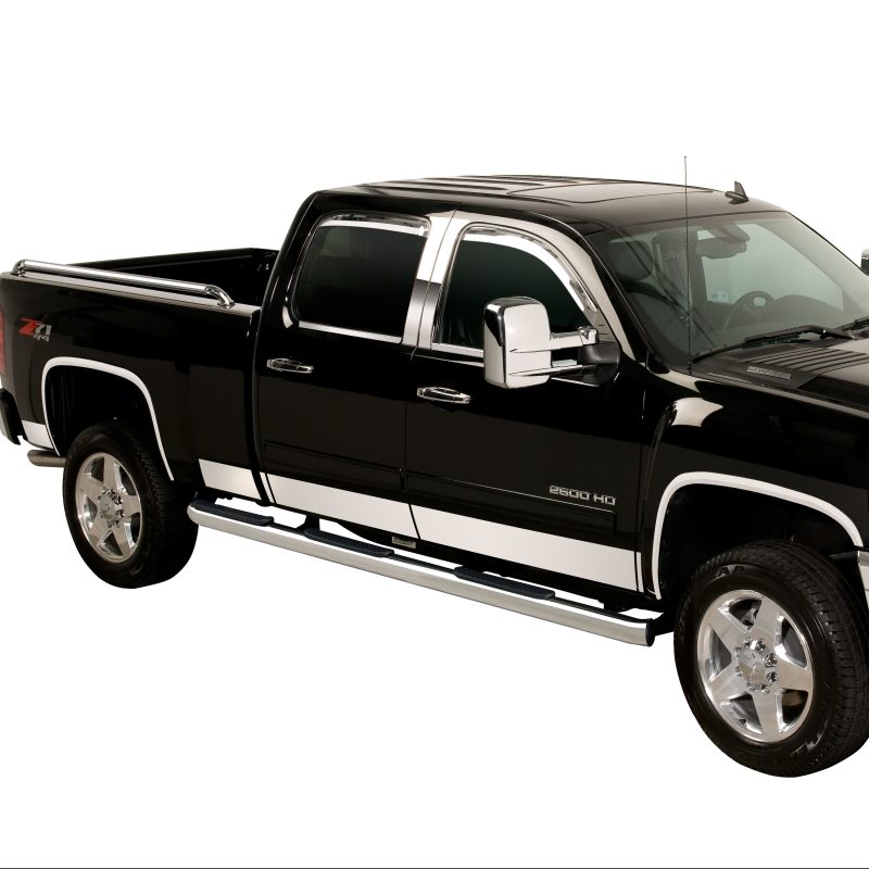 Putco 19-24 Chevrolet Silverado Crew Cab 6.5 Stand Box - 5.5in Wide - 10pcs Pro SS Rocker Panels 3751244 3751244 Photo - Primary