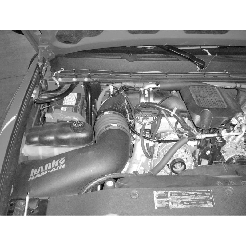 Banks Power 07-10 Chevy 6.6L LMM Ram-Air Intake System - Dry Filter 0W57W 42172-D Photo - Mounted