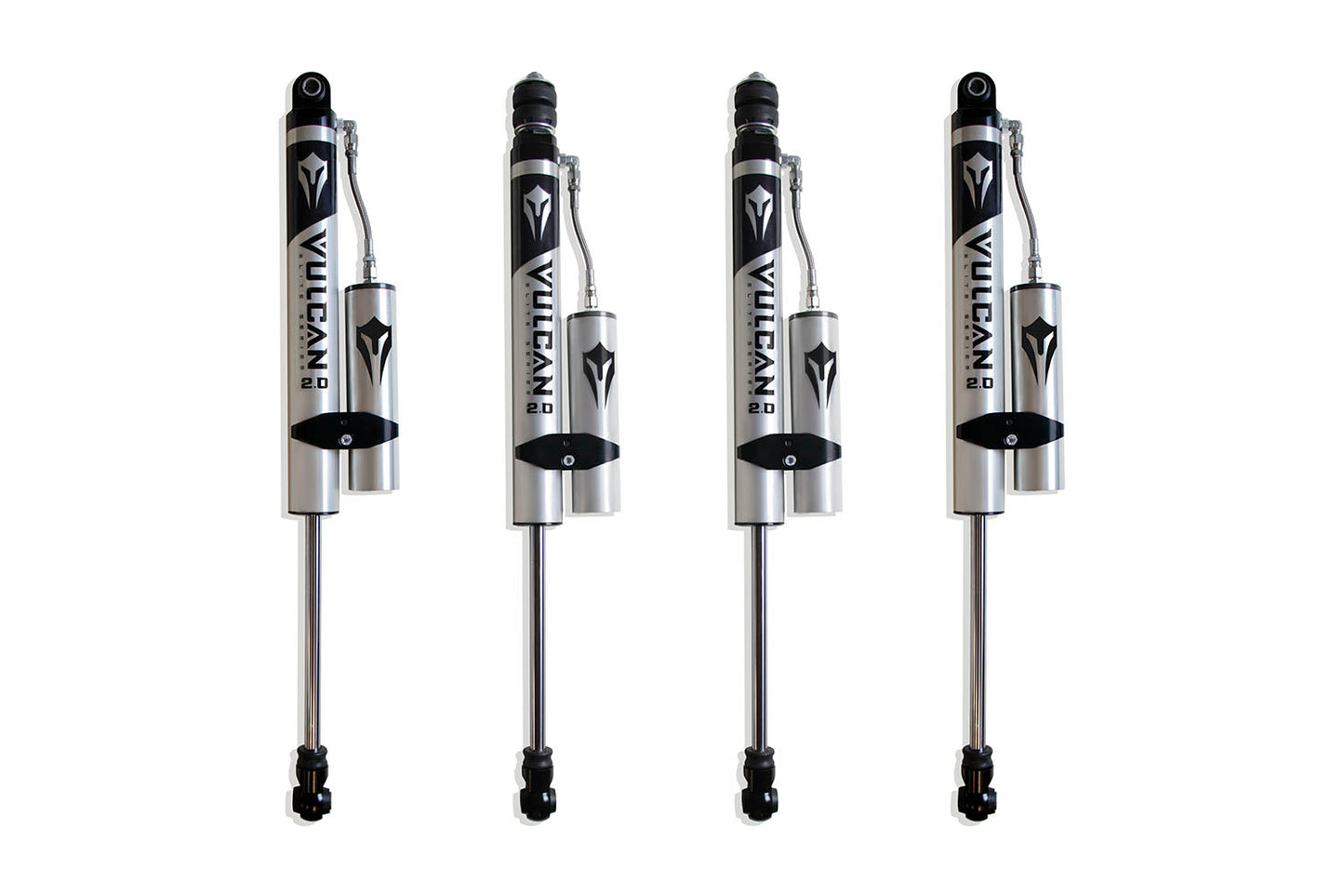 Maxtrac 17-25 Ford F-250/F-350 4WD Front & Rear Vulcan 2.0 Reservoir Shocks - 6in Lift 943360VR