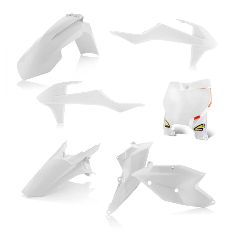Cycra 16-18 KTM 125-450 SX/XC/SX-F/XC-F 5 PC. Replica Body Kit White 1CYC-9417-42 1CYC-9417-42 Photo - Primary
