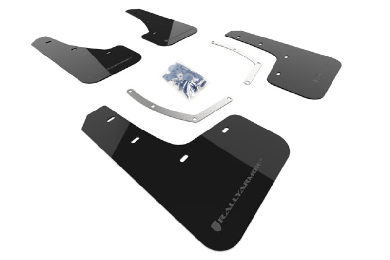 Rally Armor 18-19 Subaru Ascent UR Black Mud Flap w/ Grey Logo MF49-UR-BLK/GRY Photo - Primary