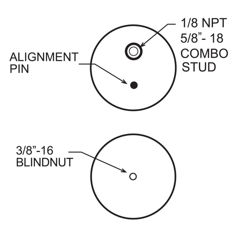 Firestone Ride-Rite Replacement Bellow 267C (For Kit PN 2361/2384/2430/2350/2458/2377) (W217606397) 6397 6397 Technical Bulletin