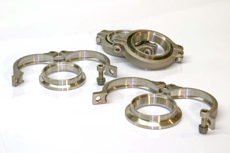 TiALSport TiAL Sport V50 & V60 Optional Inlet/Outlet V-Band Clamp Set 008421 008421 Photo - Primary