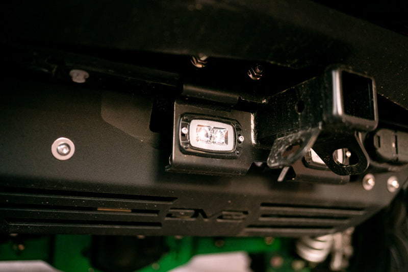DV8 Offroad 07-21 Jeep Wrangler (JK/JL) Bolt-On Hitch w/ Lights AHJP-01 AHJP-01 Photo - Mounted