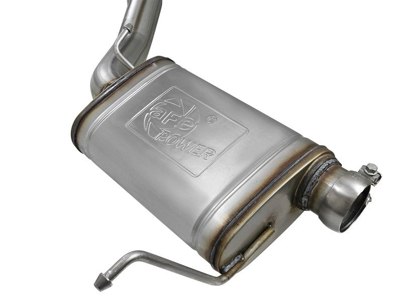 aFe MACH Force-Xp 3in 304 Stainless Steel Cat-Back Exhaust System Jeep 49-38058 Photo - Close Up