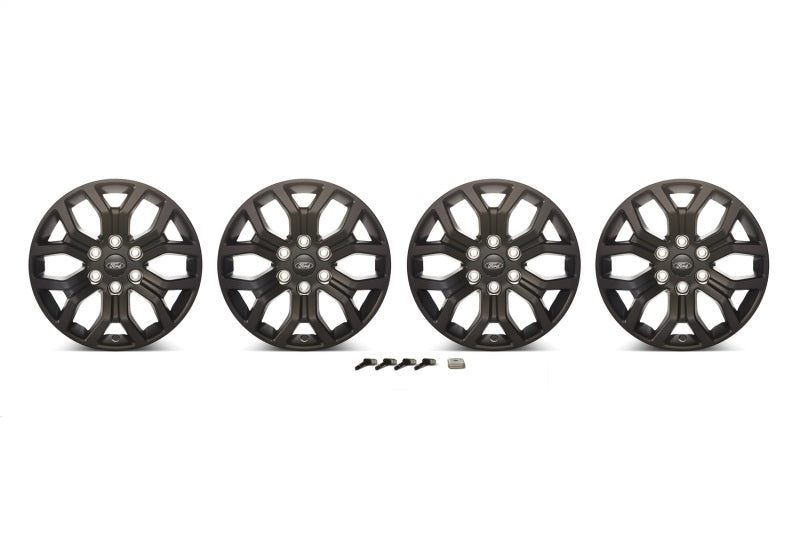 Ford Racing 2021+ F-150 18in Matte Black Wheel Kit M-1007K-1875MB M-1007K-1875MB Photo - Unmounted