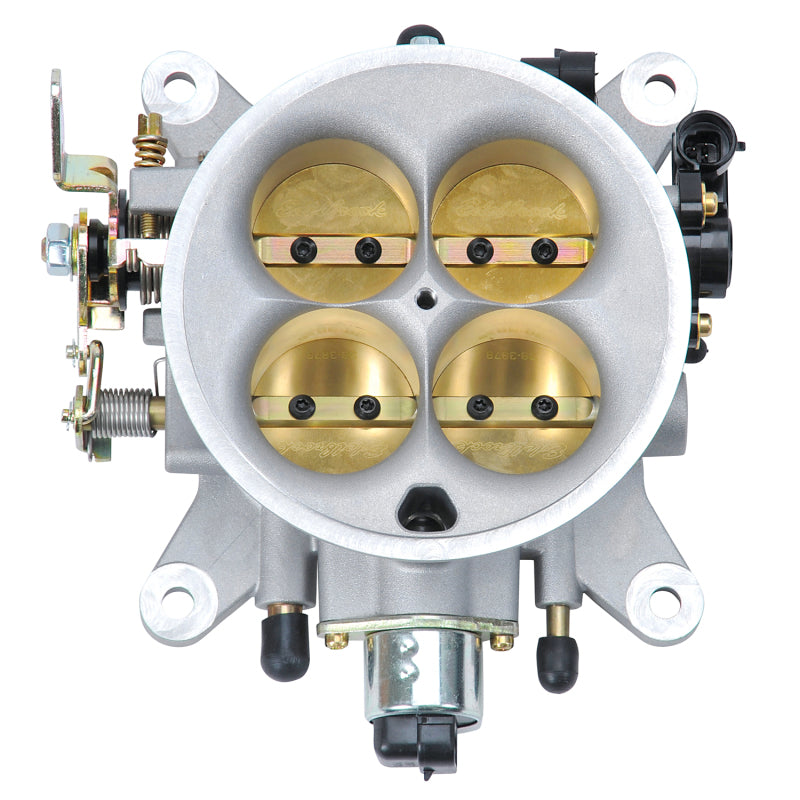Edelbrock Throttle Body Victor EFI 4-Barrel 4150 Style Flange 1.75In Bores Die Cast 4150 4150 Photo - out of package