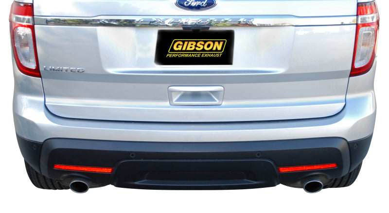 Gibson 11-18 Ford Explorer Base 3.5L 2.25in Axle-Back Dual Exhaust - Stainless 619693 619693 Illustration Guide