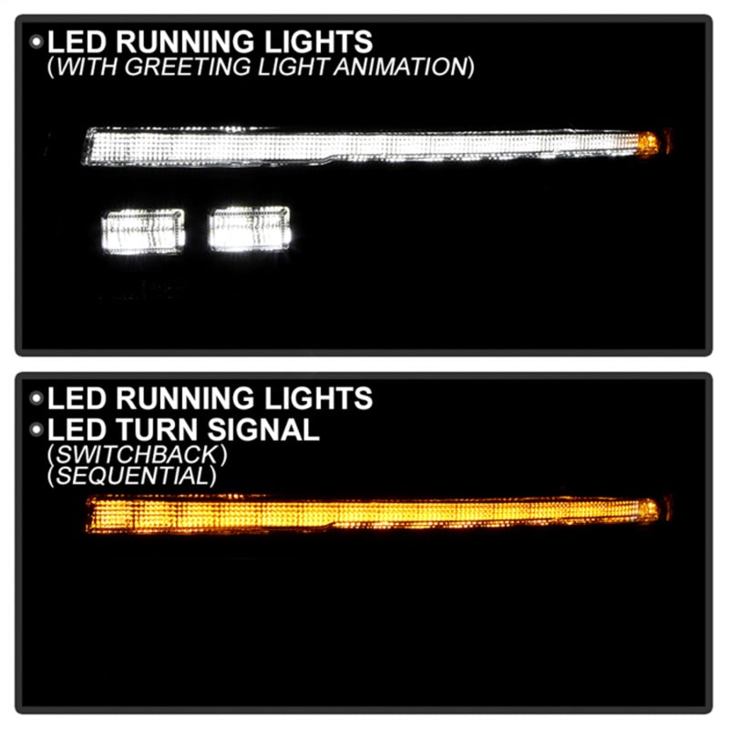 SPYDER 14-21 Jeep Grand Cherokee (HID Model Only) Projector Headlights - Black 5088956 5088956 Photo - Unmounted