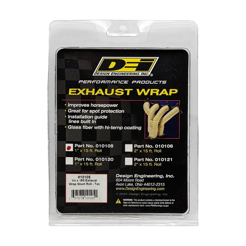 DEI Exhaust Wrap 1in x 15ft - Tan 10105 10105 Photo - Unmounted