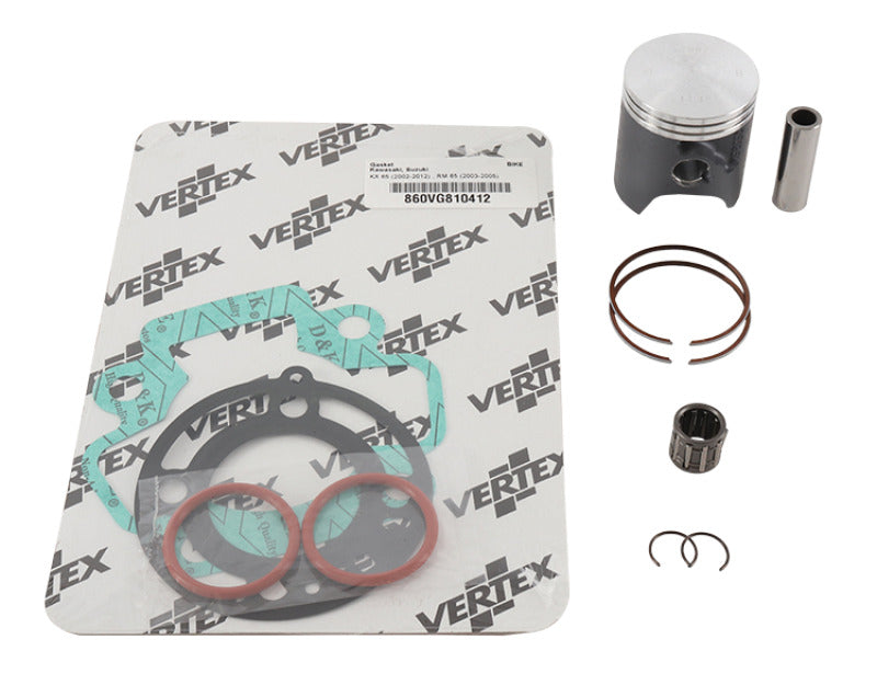 Vertex Pistons Vertex Piston 00-03 Kawasaki KX 65 65cc Top End Piston Kit VTK22860B VTK22860B Photo - Primary