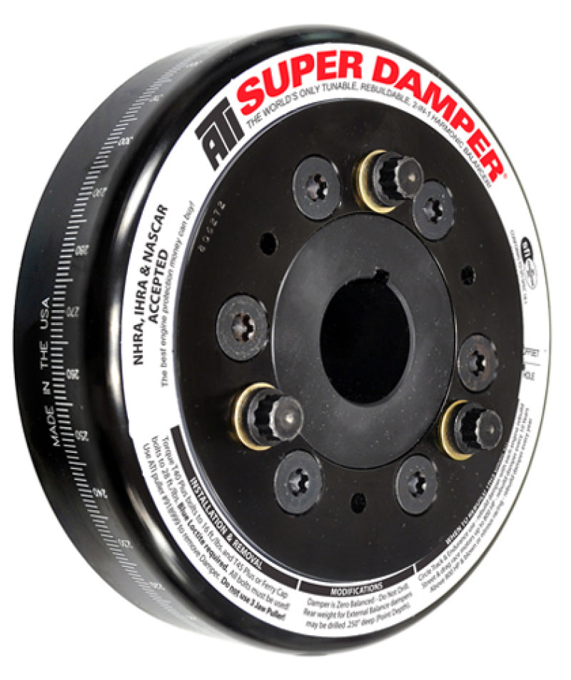 ATI Damper - 6.325in - Steel - Chevy SB / 90 Deg V6 - 409 - Pont 4Cyl - 3 Ring - 1Pc ATI917781 ATI917781 Photo - Primary