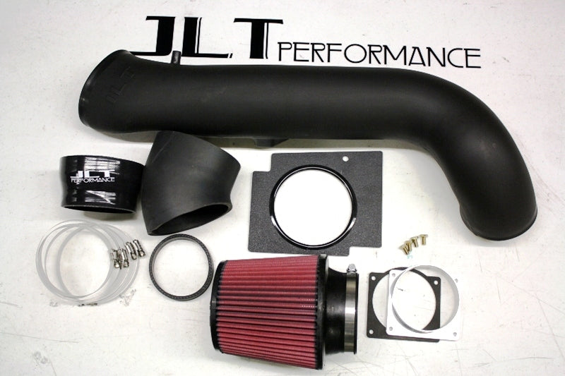 JLT 03-04 Ford Mustang Mach 1 Black Textured Cold Air Intake Kit w/Red Filter CAI2-FMM-0304 CAI2-FMM-0304 Photo - Primary