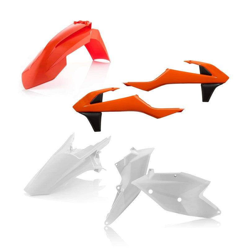 Acerbis 16-18 KTM 125-450 SX/ SX-F/ XC-F /XC Plastic Kit - 16 Orange 2421075135 2421075135 Photo - Primary