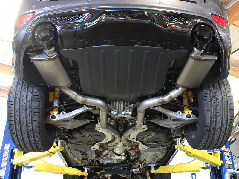 aFe MACH Force-Xp 3in 409 Stainless Steel Cat-Back Exhaust System: Jeep Gr 49-48053 Photo - Mounted