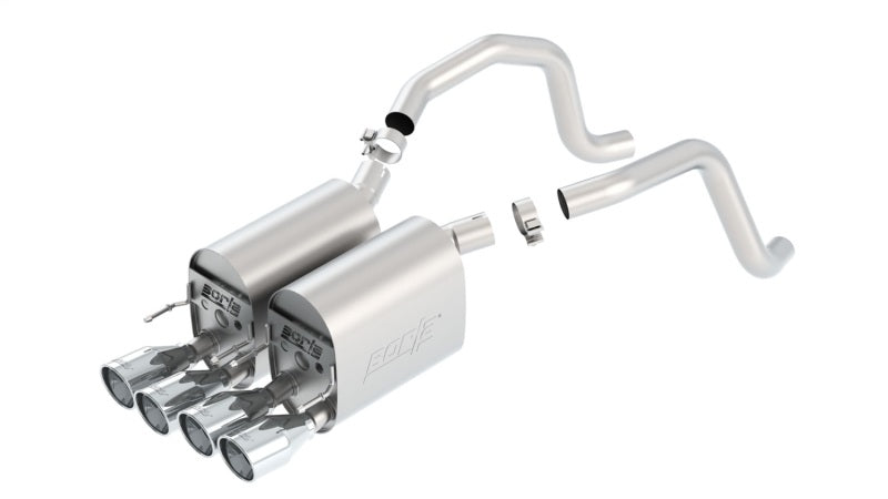 Borla 05-08 Corvette Coupe/Conv 6.0L/6.2L 8cyl 6spd RWD Touring SS Exhaust (rear section only) 11814 11814 Photo - Primary