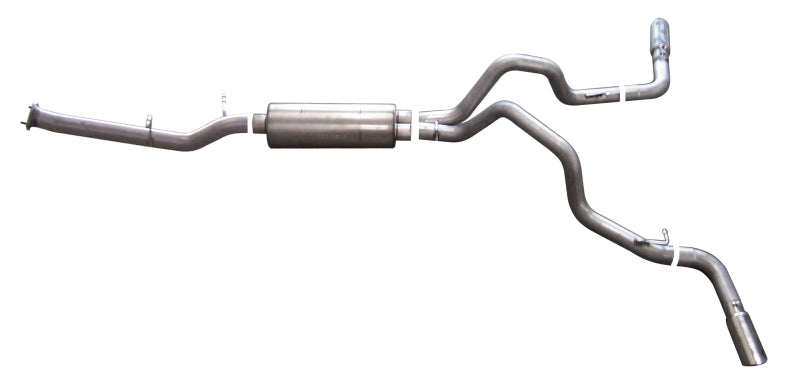 Gibson 07-10 Chevrolet Silverado 2500 HD LT 6.0L 3in Cat-Back Dual Extreme Exhaust - Aluminized 5632 5632 Photo - Primary