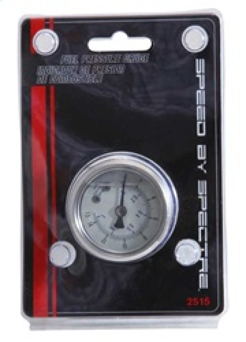 Spectre Fuel Pressure Gauge (Liquid Filled) 0-15psi 2515 2515 Photo - in package