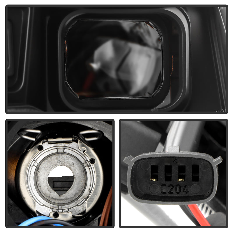 SPYDER 14-21 Jeep Grand Cherokee Proj Headlights - Halogen Model Only - PRO-YD-JGC14HALSI-SBGR-BK 5088949 5088949 User 2