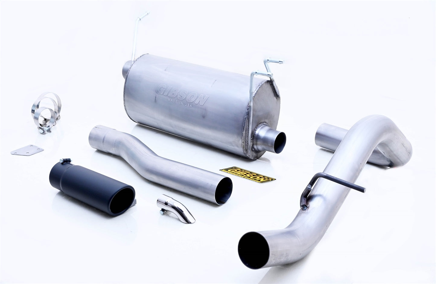 Gibson 16-25 Ford Class A Motorhome/F53 Chassis 6.8L V10 RV Power Cat-Back Exhaust (Black Tip) 956013SB
